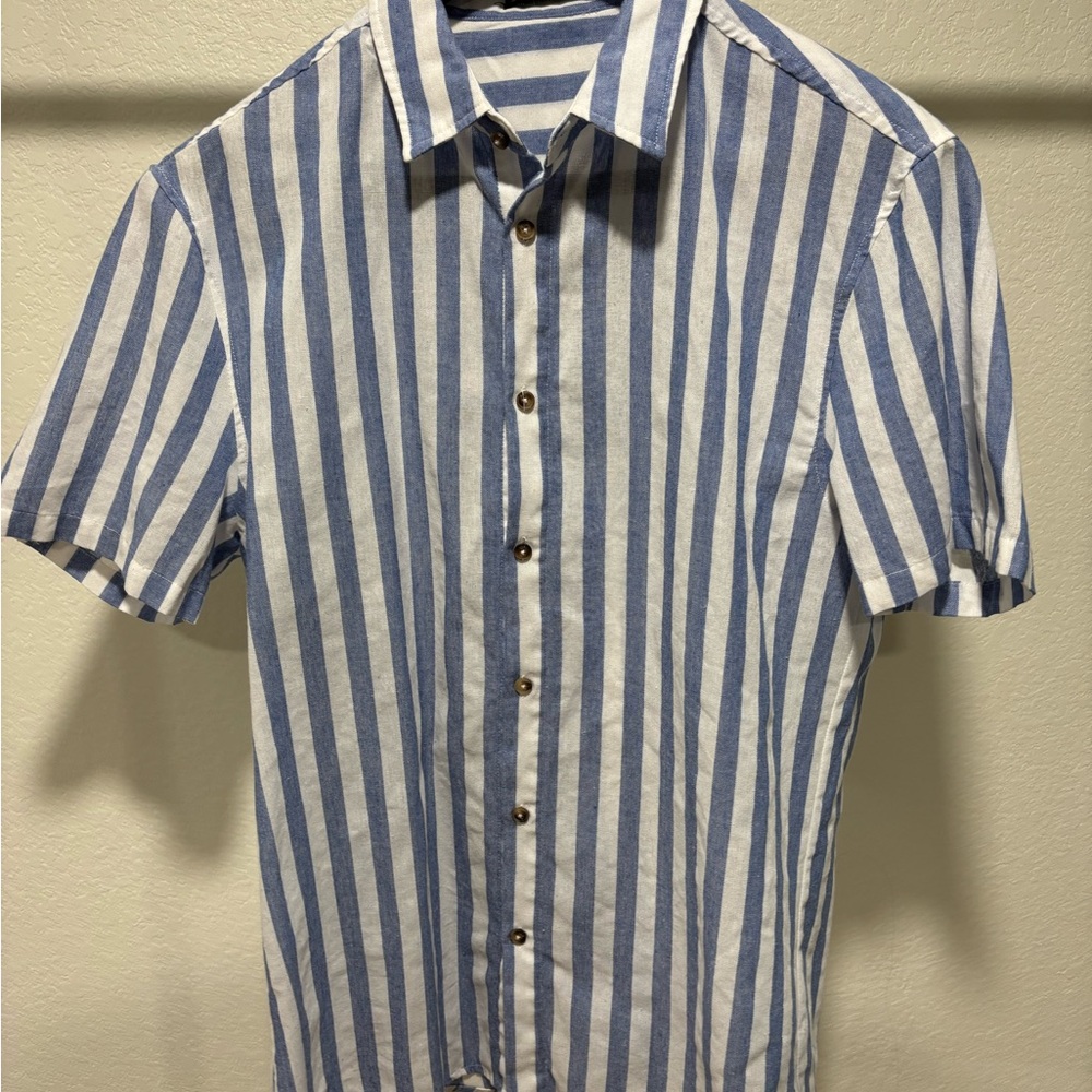 Manfinity Men Striped Shirt Extra Large